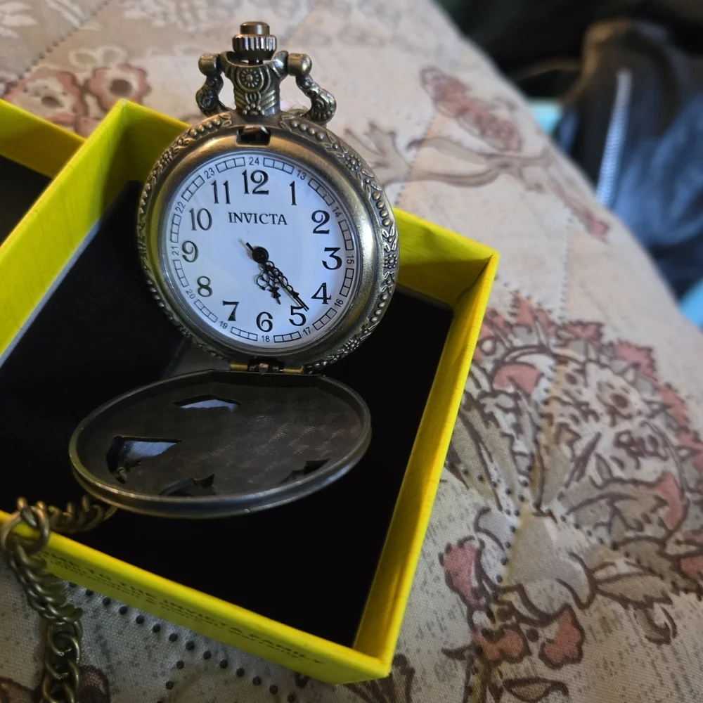Invicta Vintage Liberty Pocket Watch 47mm‎ Bronze (49003)